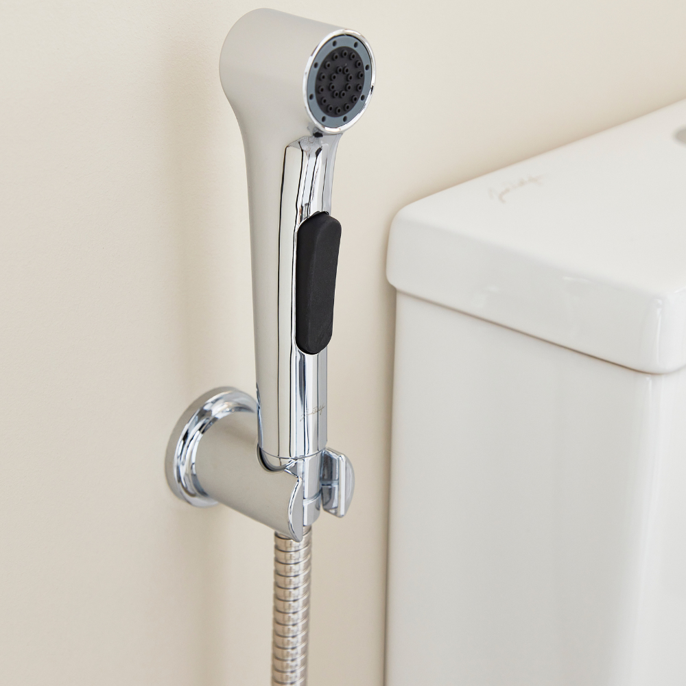 Douchette WC JACOB DELAFON Elate chromée + support + flexible zoom