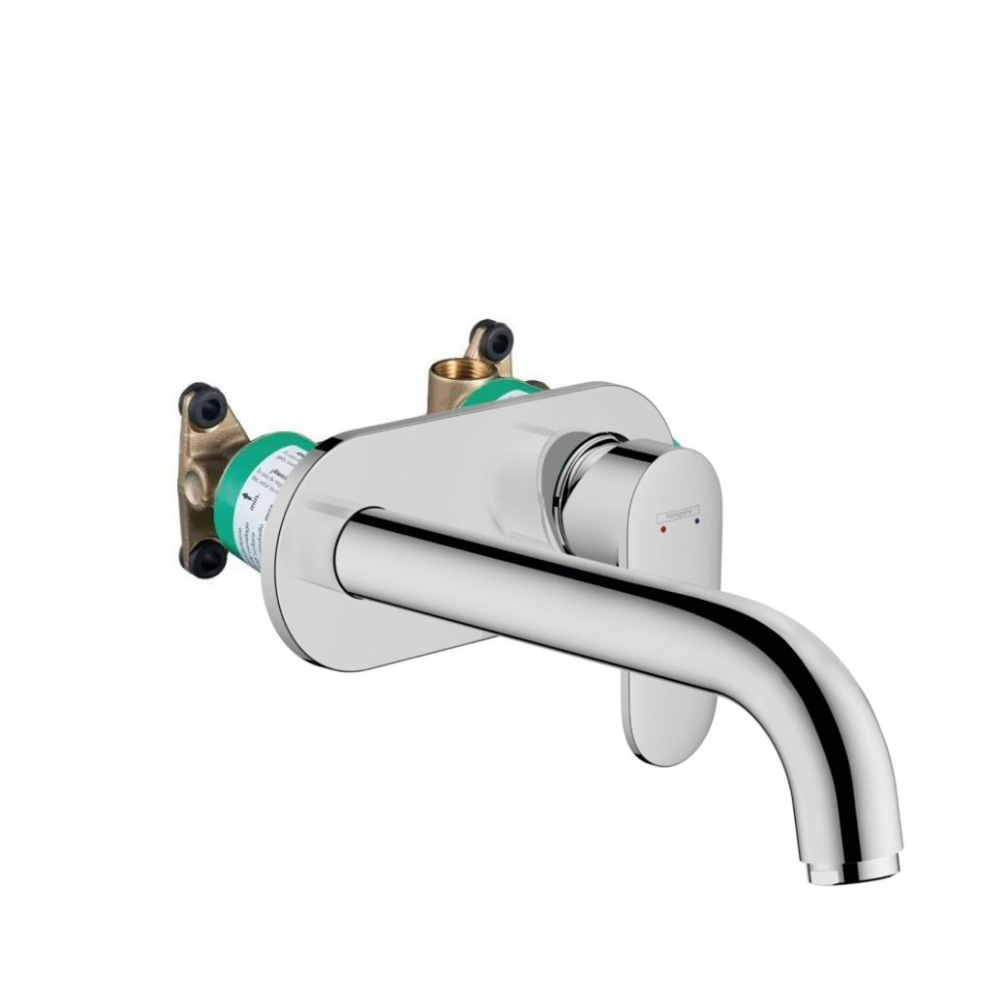 Mitigeur mural lavabo HANSGROHE, Vernis Blend, chromé + Corps encastré | Batinea
