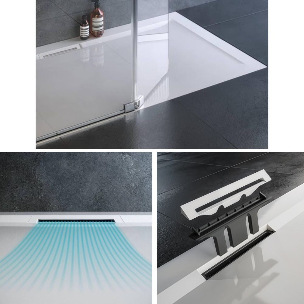 Receveur de douche 140 x 90 JACOB DELAFON Flight Pure rectangle blanc