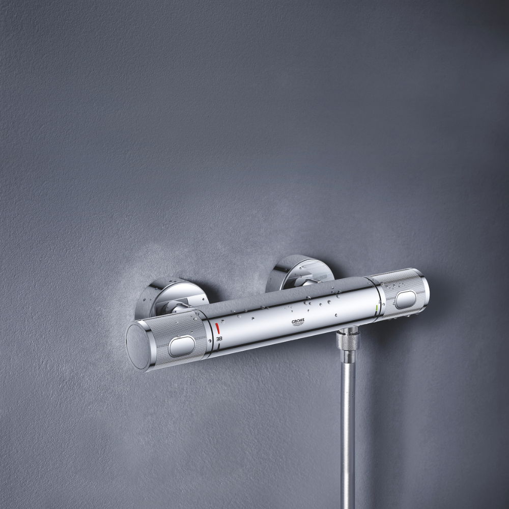 Ambiance Mitigeur douche thermostatique GROHE Quickfix Precision Feel + microfibre
