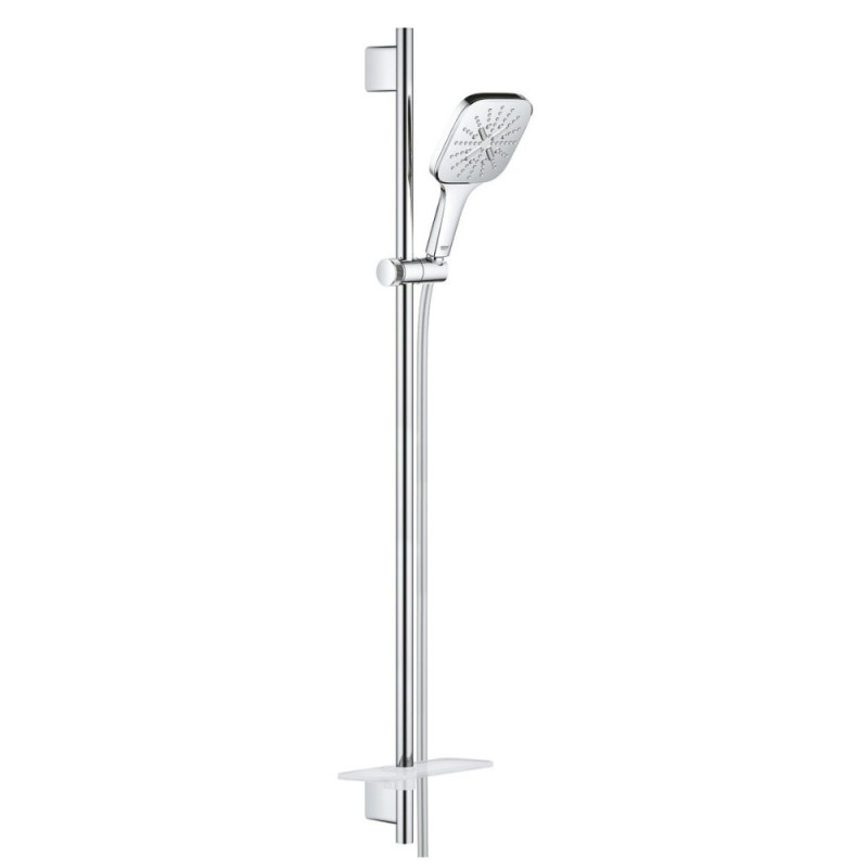 Ensemble douche carre Grohe Rainshower Smartactive 3 jets
