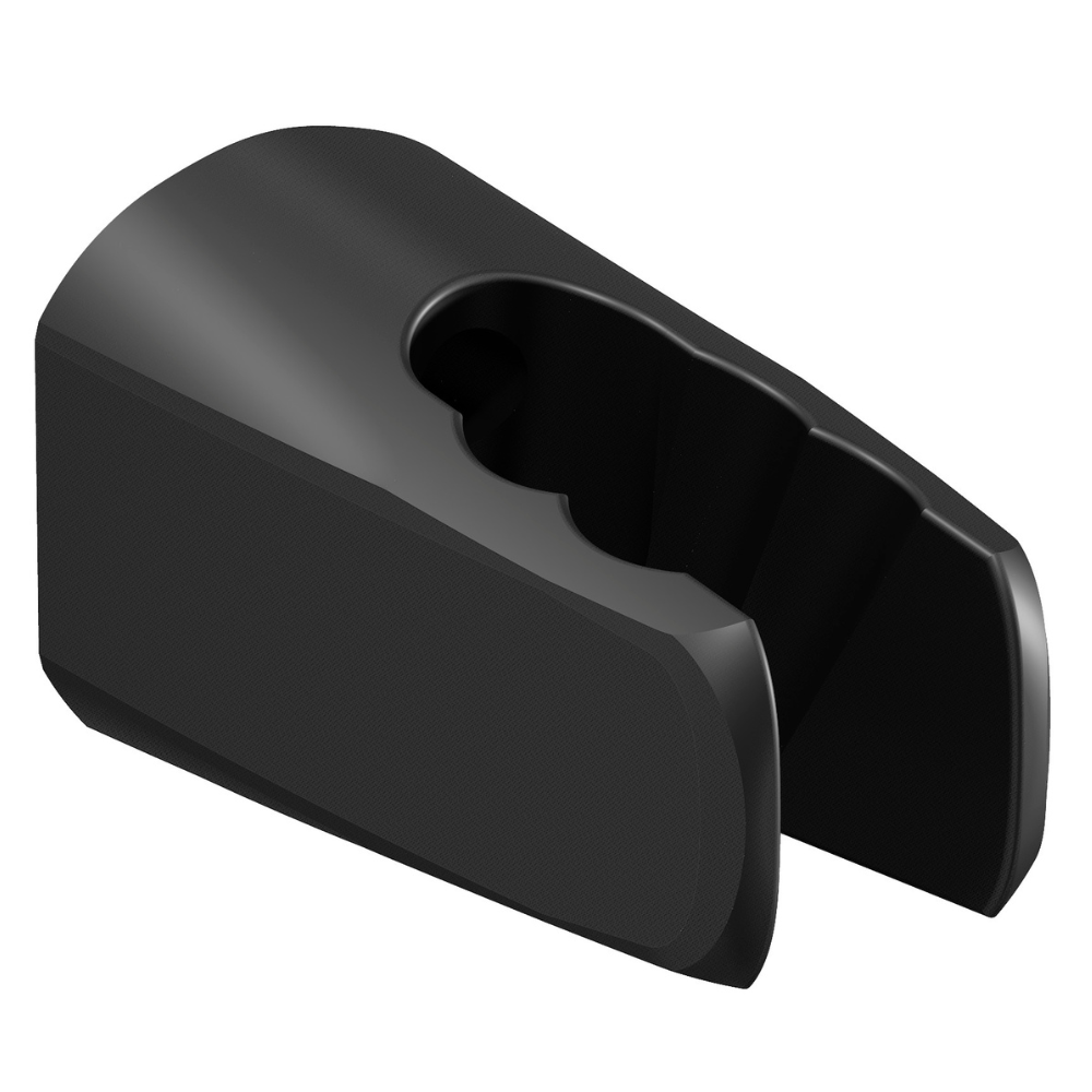 support pommeau de douche JACOB DELAFON, en noir mat,