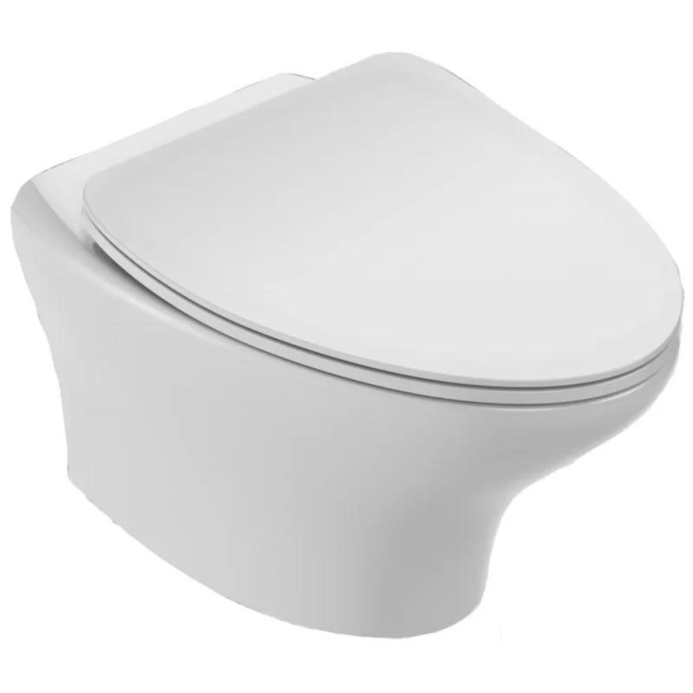 WC suspendu sans bride JACOB DELAFON + abattant extra plat