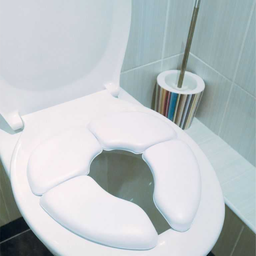 Réducteur de toilette pliant PMR PELLET avec sacoche blanc pour Enfant| Batinea