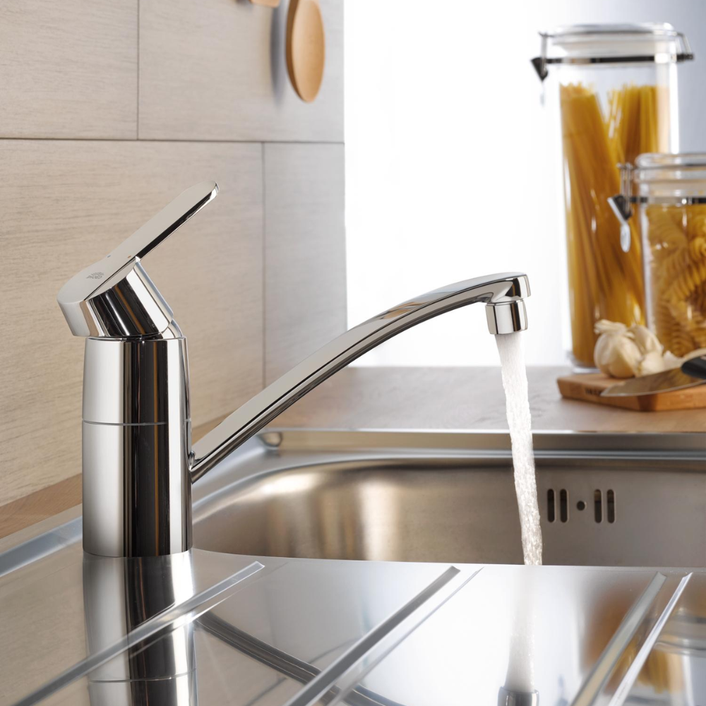 Ambiance 32891000 Mitigeur cuisine GROHE Get Bec bas Chromé 