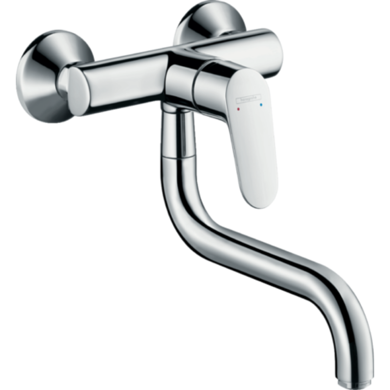 Robinet de cuisine mural HANSGROHE Focus M41 chromé