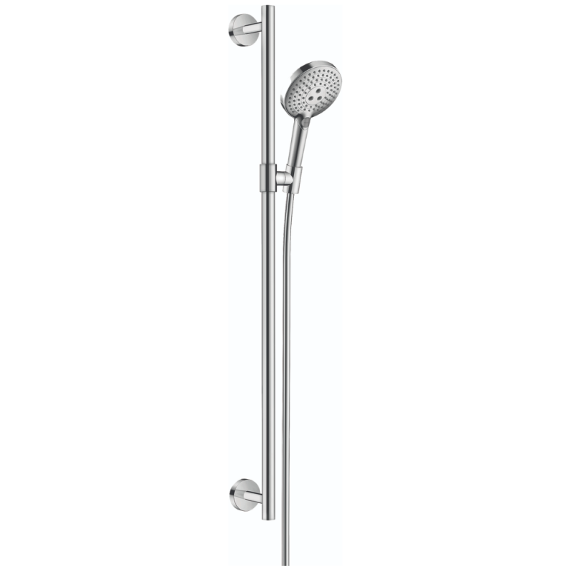 Ensemble de douche 120 3jet avec barre de douche 90 cm chromé Hansgrohe Raindance Select S 26322000 |Batinea