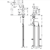 Mitigeur cuisine HANSGROHE Talis M54 270 douchette sBox | Batinea