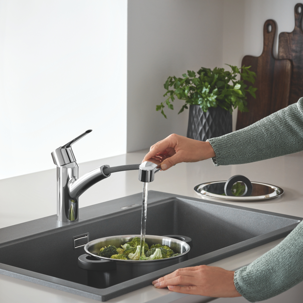 Robinet de cuisine avec douchette GROHE Quickfix Start 2021