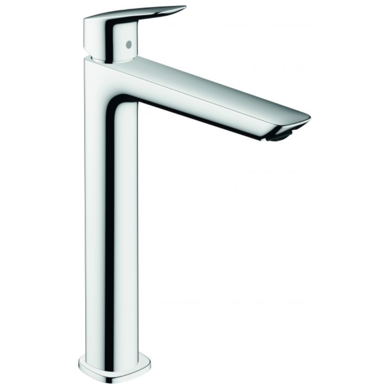 Mitigeur lavabo 240 sans tirette ni vidage chromé Hansgrohe Logis Fine 71258000 |Batinea