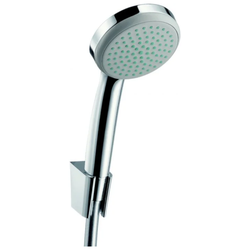 Ensemble support mural et douchette 1jet avec flexible de douche 160 cm chromé Hansgrohe Croma 100 27575000 |Batinea