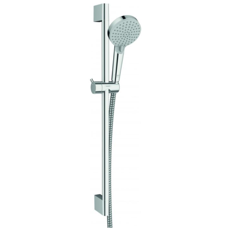 Set de douche 2jet avec barre Unica 65 cm chromé Hansgrohe Vernis Blend 26275000 |Batinea