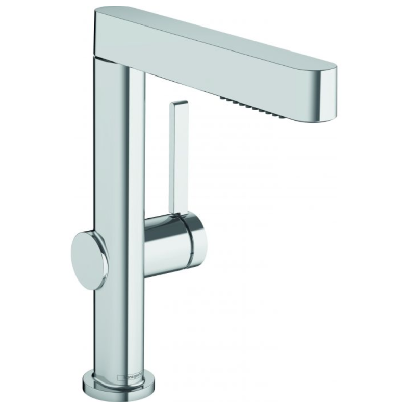 Mitigeur de lavabo 230 avec douchette extractible 2jet, bonde Push-Open chromé Finoris HANSGROHE 76063000 | Batinea