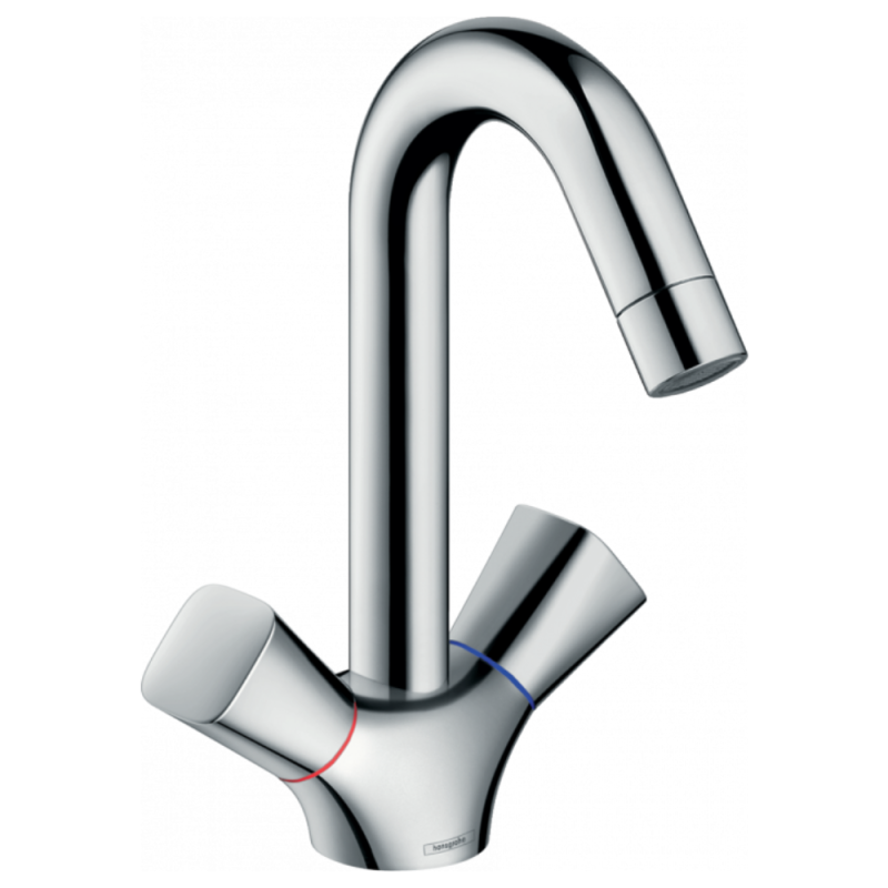 Mélangeur lavabo HANSGROHE avec tirette et vidage chrome + nettoyant Briochin| Batinea