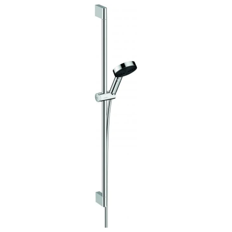 Set de douche 105 3jet Relaxation avec barre C 90 cm chromé Hansgrohe Pulsify Select 24170000 |Batinea