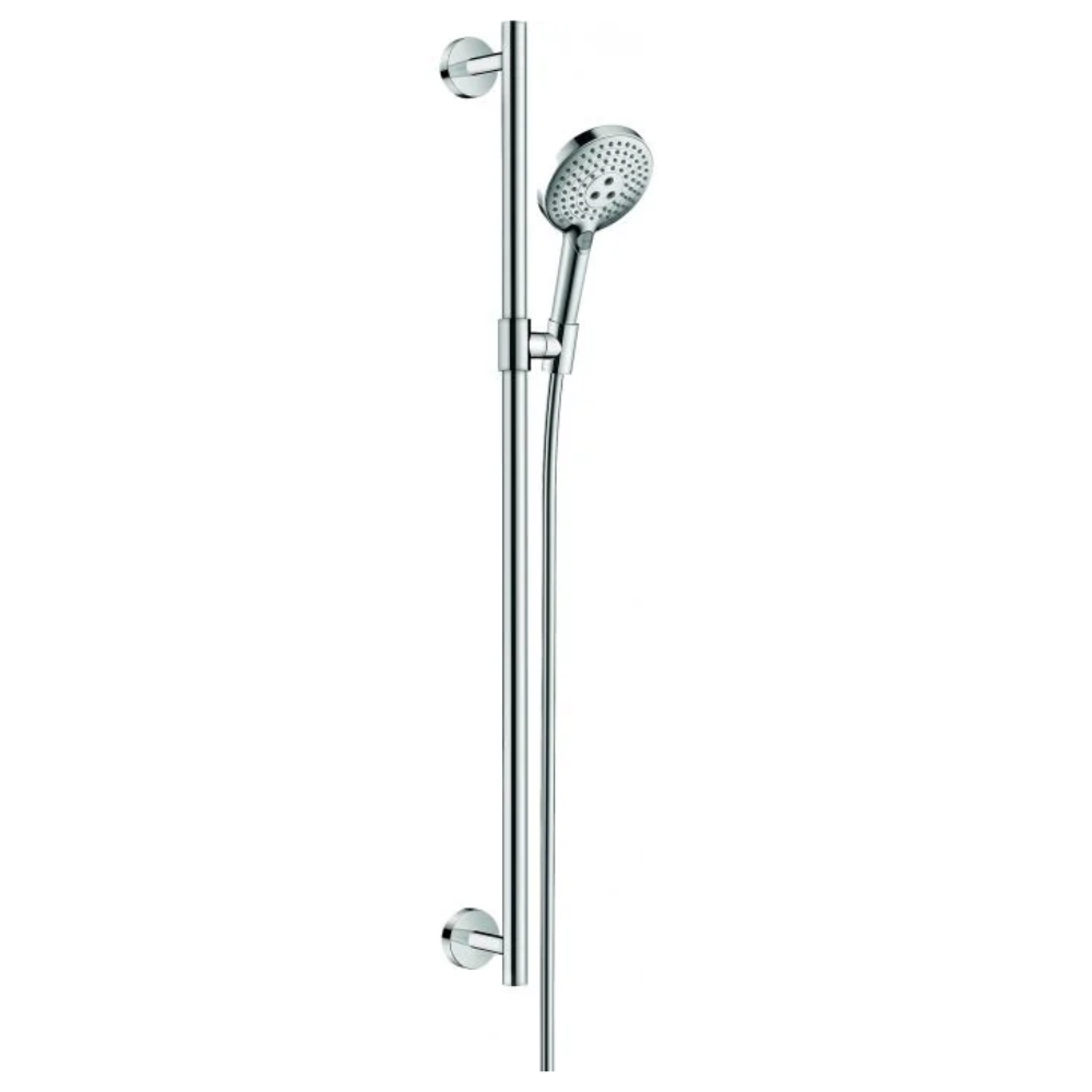 Ensemble de douche 120 3jet EcoSmart avec barre de douche 90 cm chromé Hansgrohe Raindance Select S 26323000 |Batinea
