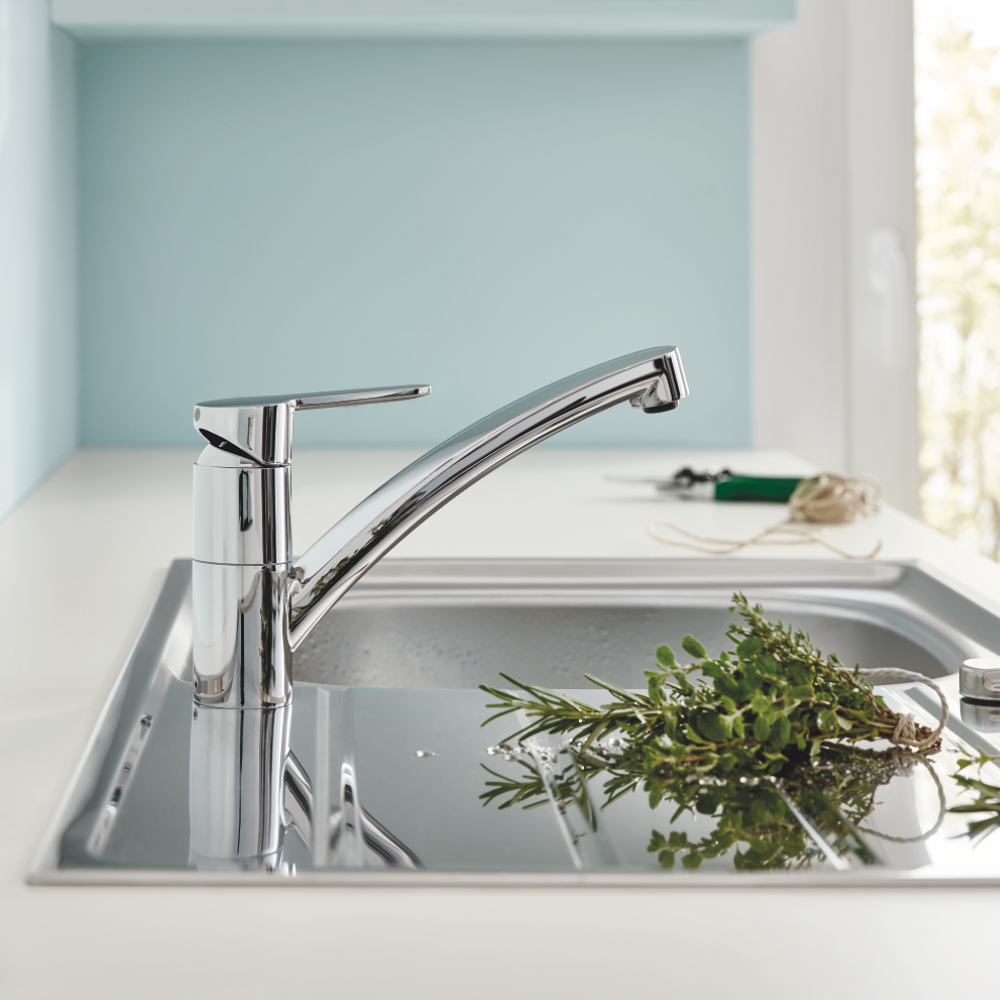 Robinet de cuisine bec bas GROHE Start Eco Quickfix | Batinea