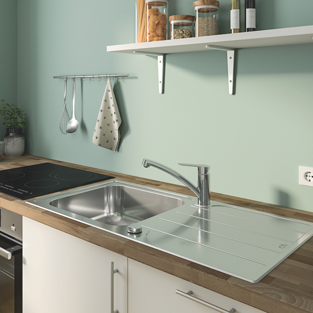 Robinet de cuisine bec bas GROHE Start Eco Quickfix | Batinea