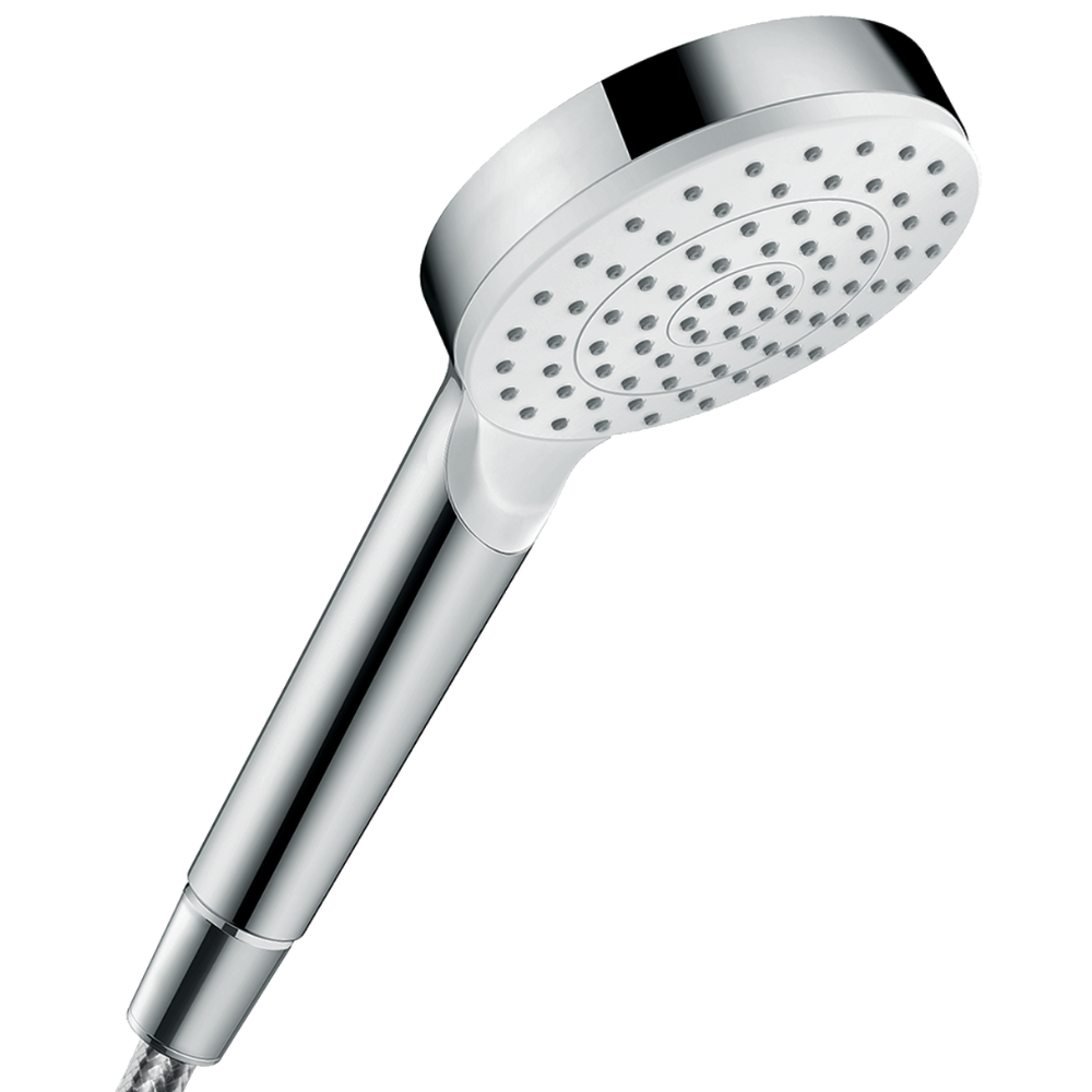pommeau de douche HANSGROHE Crometta EcoSmart blanc/chromé