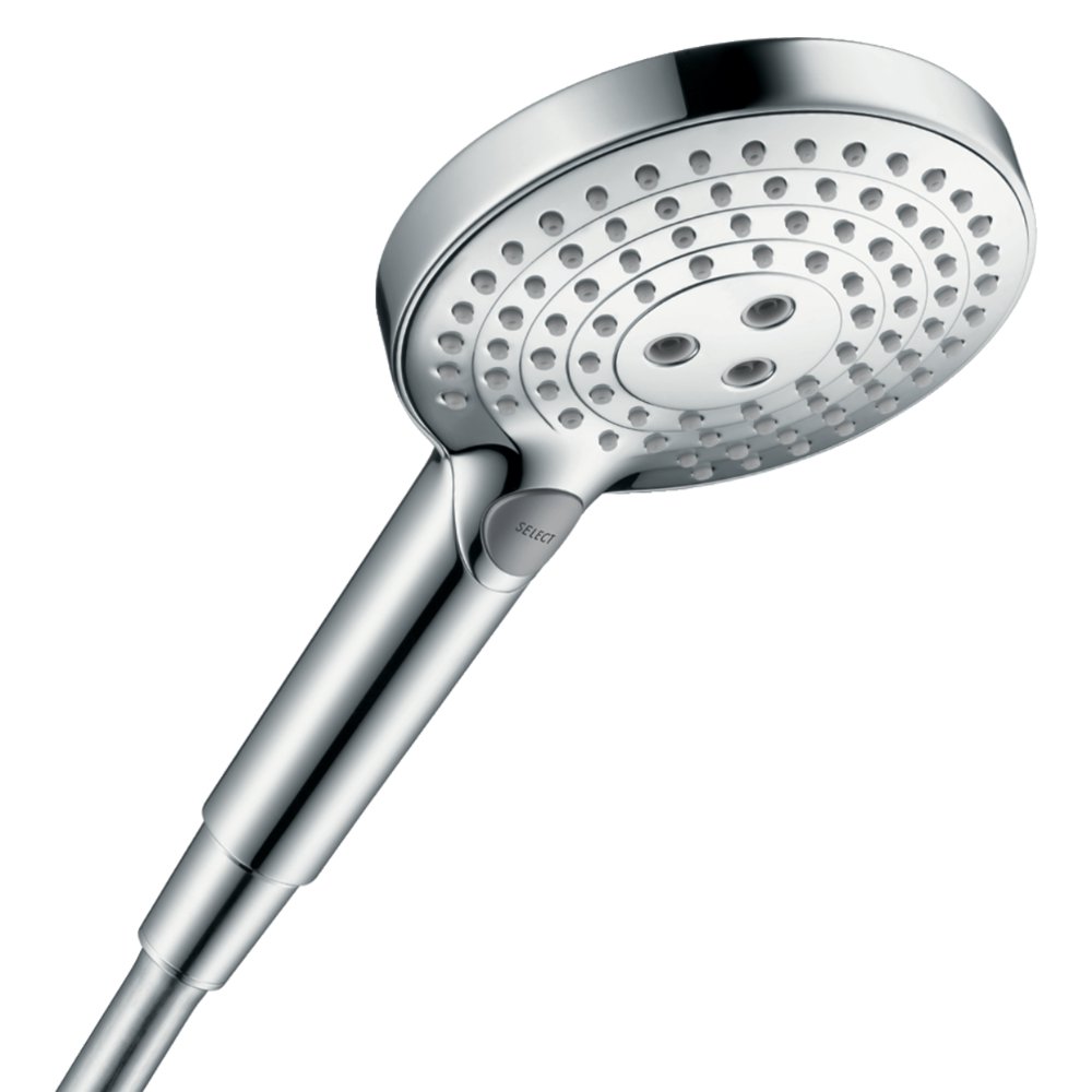 Pommeau de douche HANSGROHE Raindance Select S EcoSmart 120 3 jets chromé