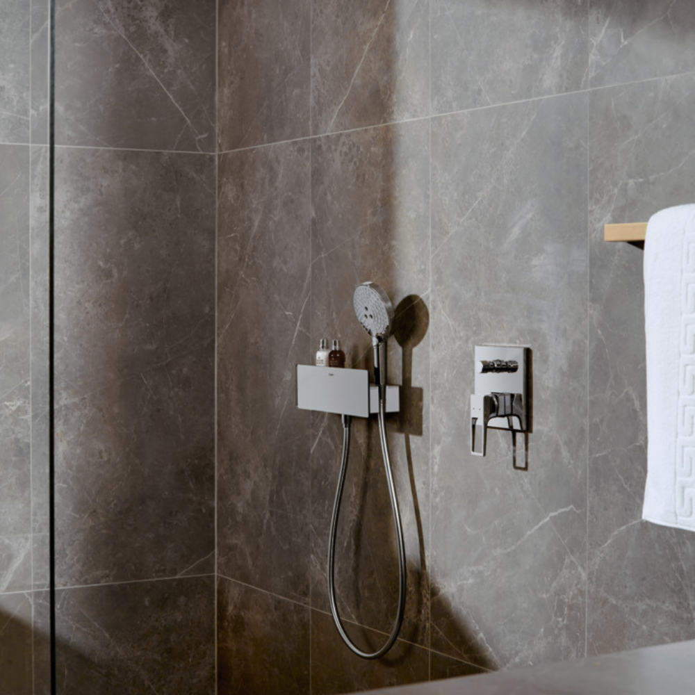 Ambiance 2 avec le Pommeau de douche HANSGROHE Raindance Select S EcoSmart 120 3 jet