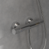 Autre mise en ambiance du Mitigeur douche thermostatique VILLEROY ET BOCH Universal Taps & Fittings rond Chrome + Ensemble de do