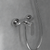 Mise en ambiance du Mitigeur mécanique douche VILLEROY ET BOCH O.novo Chrome + Ensemble de douche VILLEROY ET BOCH Verve Showers