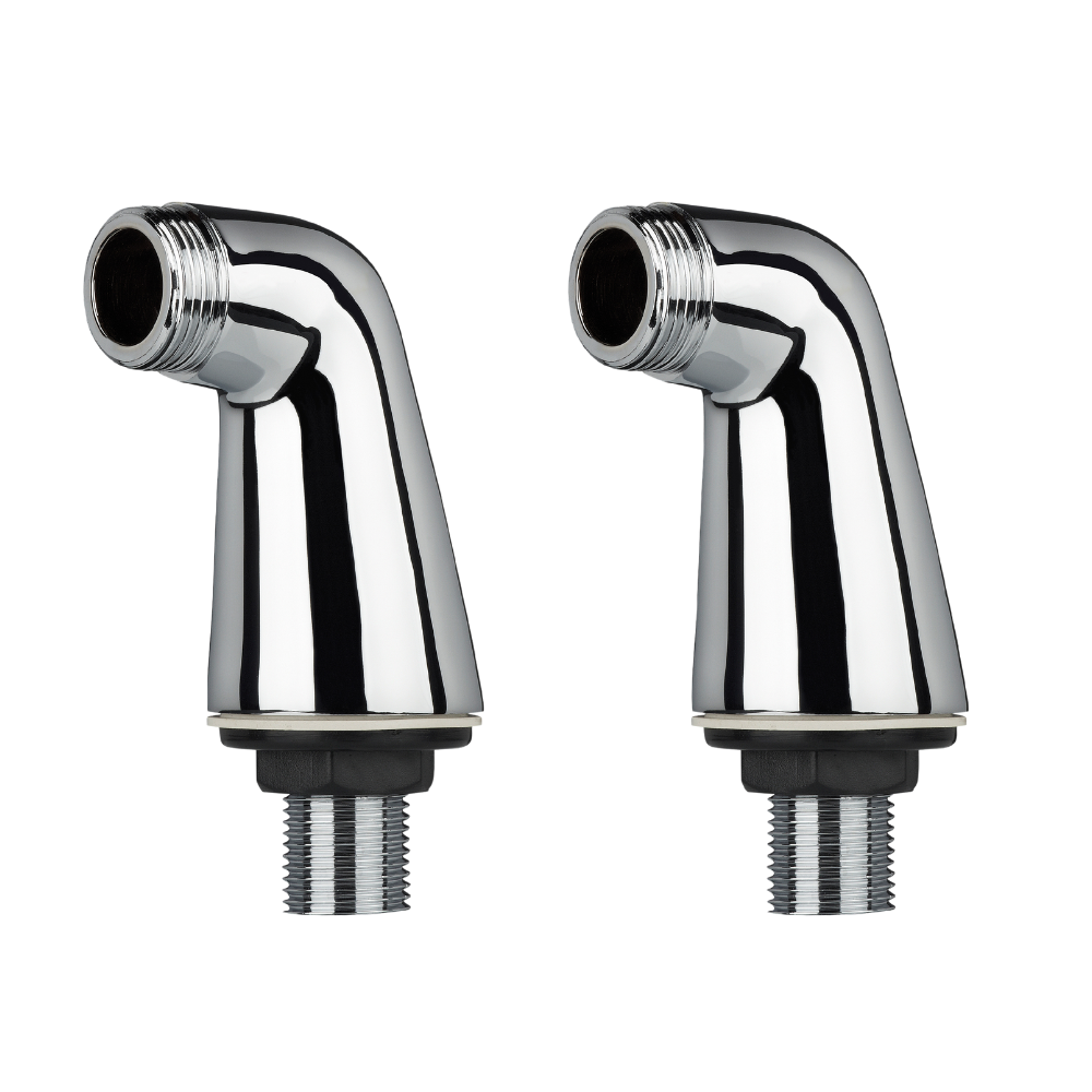 Présentation de la Paire de colonnettes luxe PAINI Chrome