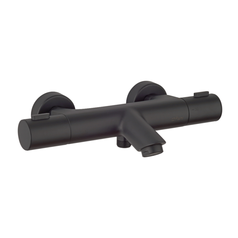 Présentation du Mitigeur bain douche thermostatique Paini Ruby noir mat