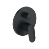 Mitigeur encastré bain douche encastré  DURAVIT Wave noir mat 