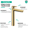 Mitigeur de lavabo HANSGROHE Talis E 240, 6 couleurs | Batinea