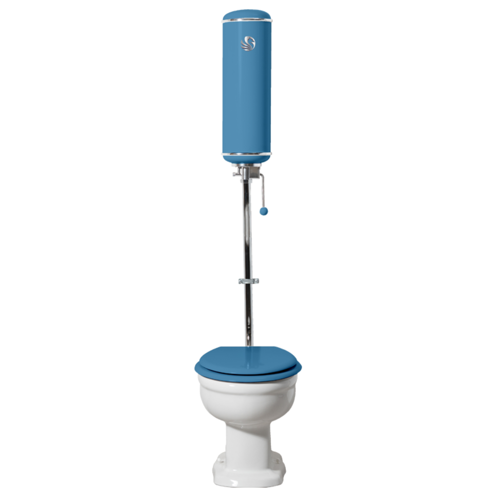 Présentation du WC à poser GRIFFON l'Original Bleu scandinave