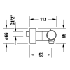 Mitigeur de douche thermostatique DURAVIT 1000 | Batinea