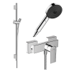 Pack mitigeur douche mécanique HANSGROHE Vernis Shape + Barre Unica S Puro 65 cm + flexible + Pommeau Pulsify Select 3 jets Pack
