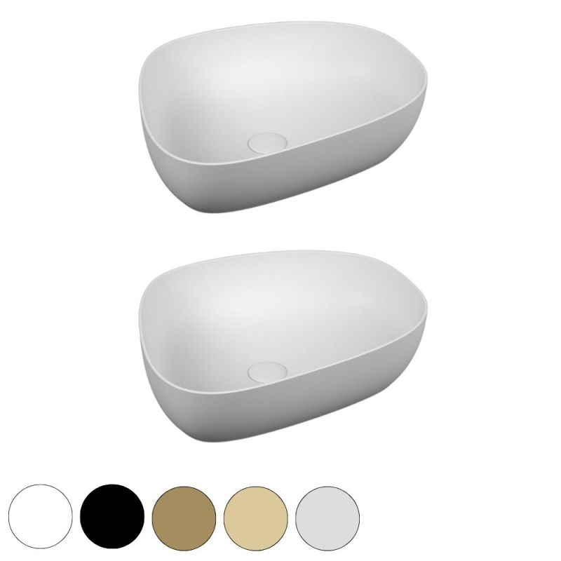Double vasque a poser asymétrique Vitra Outline