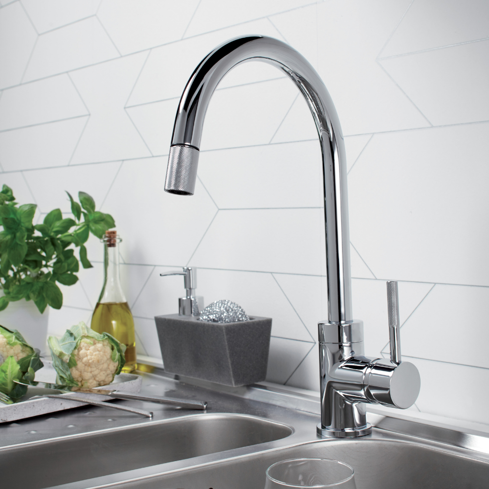 Robinet cuisine JACOB DELAFON Edgar chrome