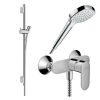 Pack mitigeur douche mécanique cartouche 2 vitesses HANSGROHE Vernis Blend + Barre Unica S Puro + flexible + Pommeau Croma Selec
