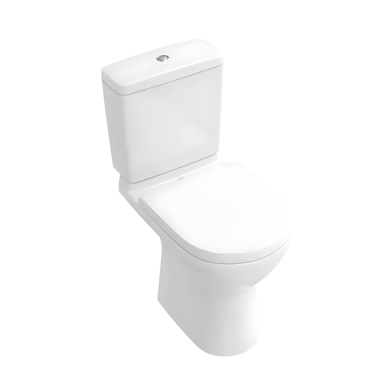 WC à poser VILLEROY ET BOCH O.novo avec abattant frein de chute déclipsable