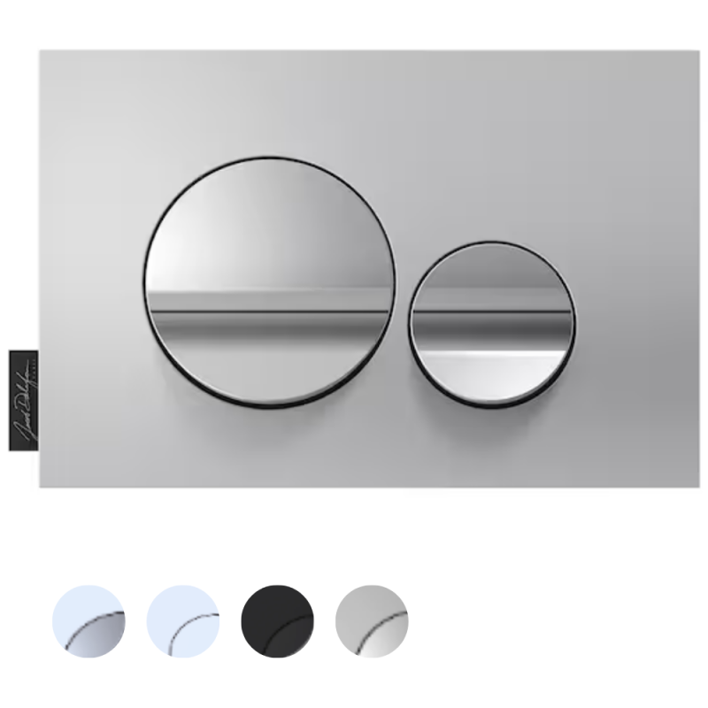 Plaque de commande, double touches rondes jacob