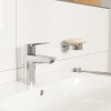 zoom profil Mitigeur lavabo GROHE Quickfix Start 2021 avec tirette et vidage chromé taille S