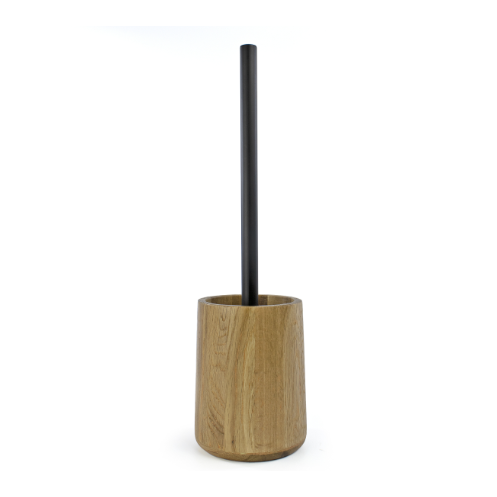Lot d'accessoires WC DEBLANCH OAK brosse wc bois 