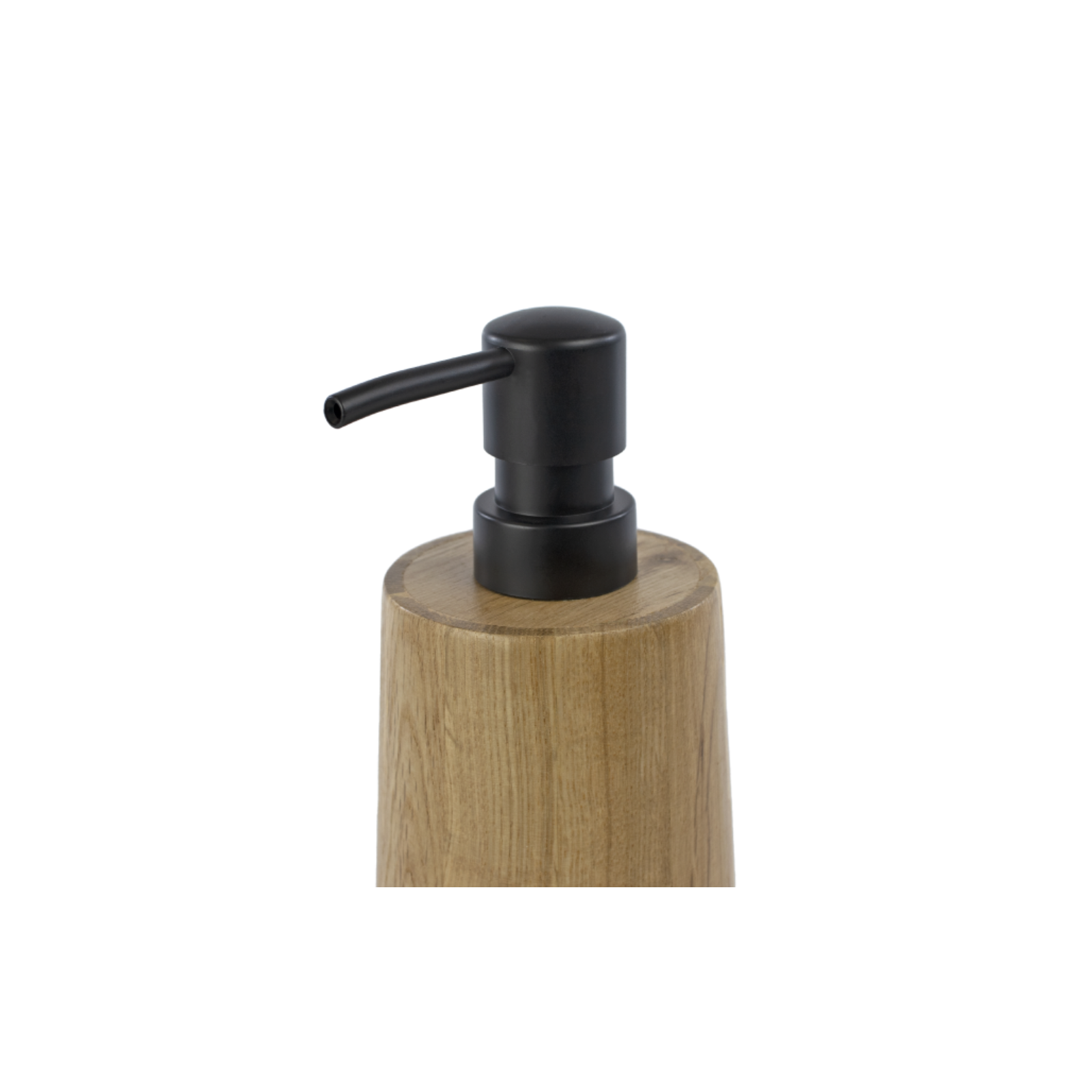 Set D'accessoires WC En Bois De Chêne Deblanch - Brosse, Distributeur, Gobelet, Porte-savon - 5