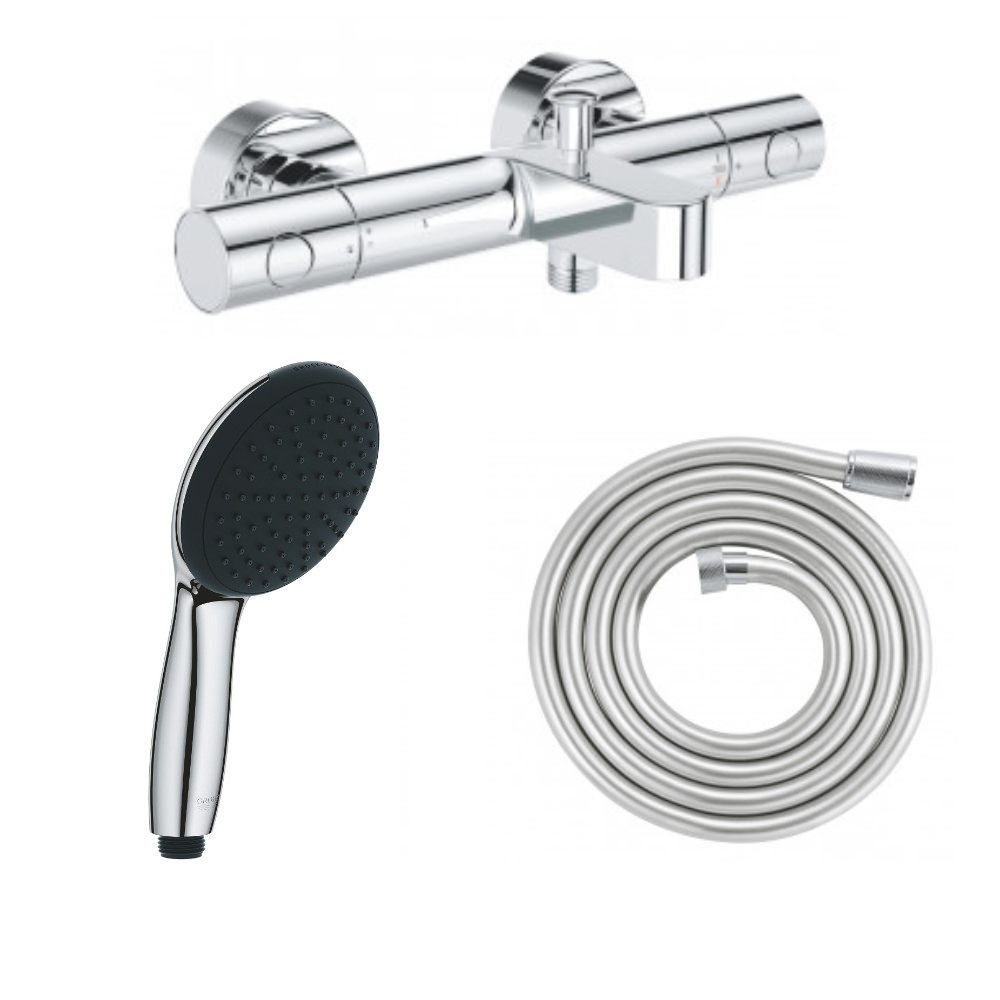 Pack mitigeur bain douche thermostatique GROHE Precision Get