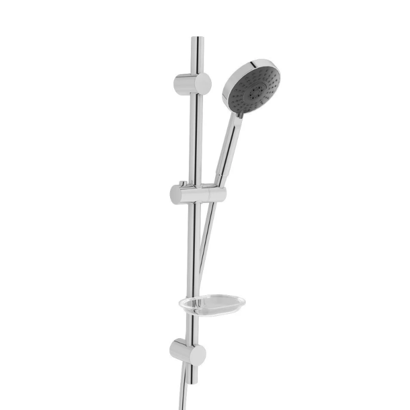 Pommeau de douche VITRA Master Slot 3 jets avec barre, porte savon et flexible | Batinea