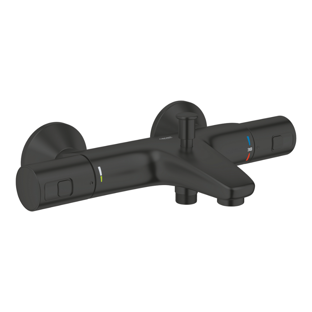 Mitigeur bain douche thermostatique GROHE Precision Start noir avec ou sans accessoires | Batinea