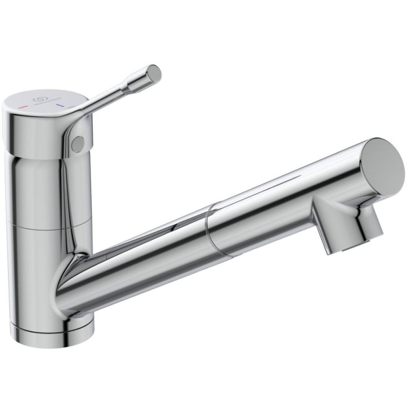 Robinet cuisine IDEAL STANDARD bec bas Ceralook douchette exctractible
