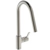 Robinet de cuisine avec douchette IDEAL STANDARD Gusto gris orage + microfibre