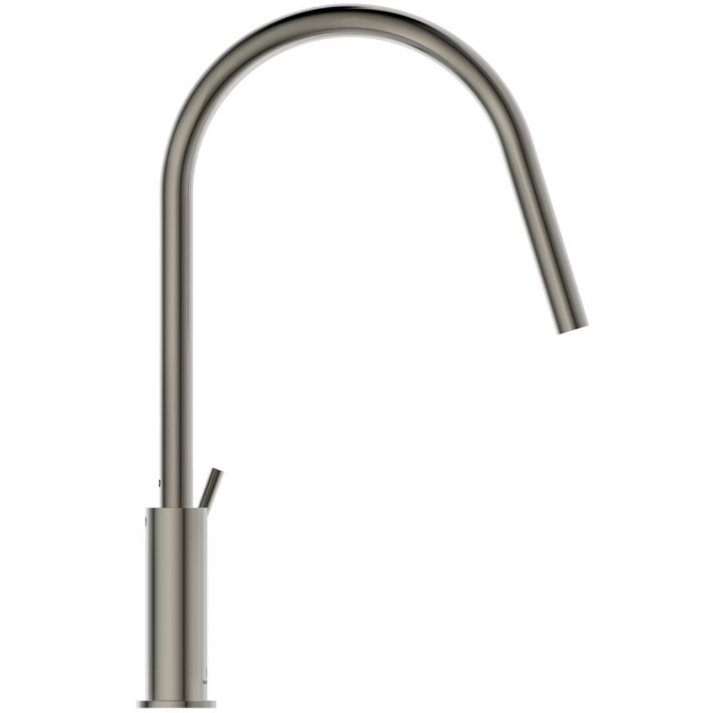 Robinet de cuisine IDEAL STANDARD Gusto rond gris orage