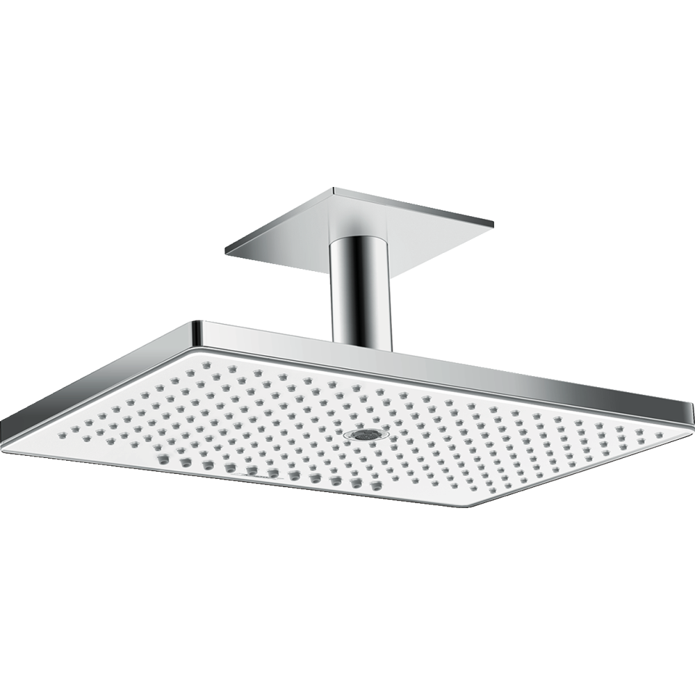 HANSGROHE Douche de tête Rainmaker Select 460 3 jets avec raccord plafond blanc chromé