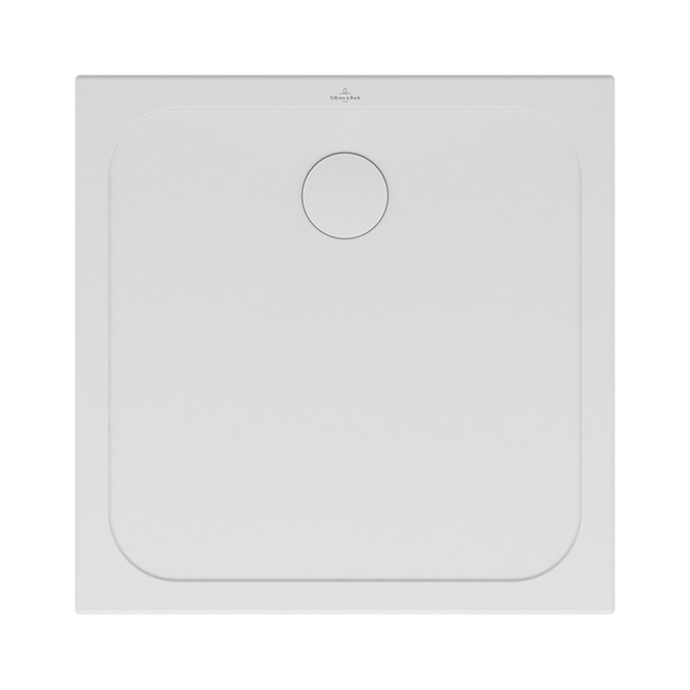 Receveur de douche antidérapant 80 x 80 VILLEROY ET BOCH Lifetime Plus Cerasoft céramique blanc